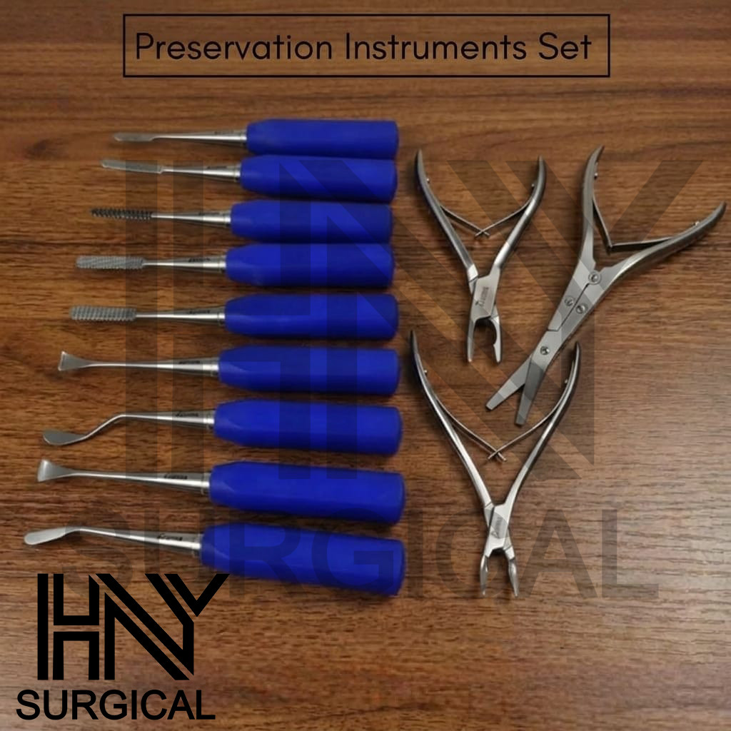 Rhinoplasty Preservation Instruments Set | 13 Pcs Plastic Surgery | Nose Surgery