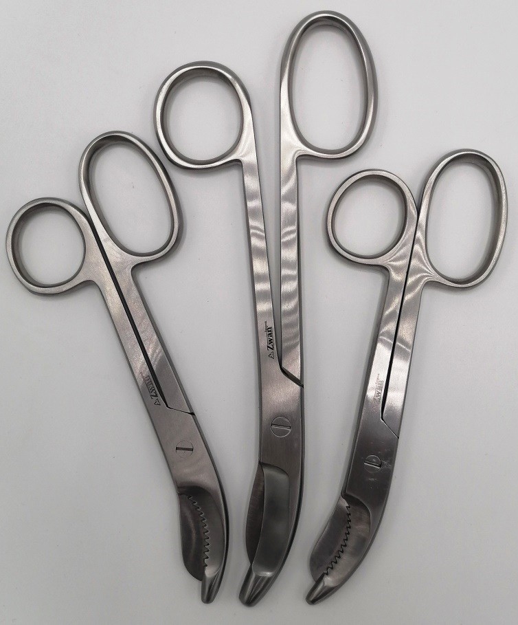 3X Bruns Esmarch Plaster Cast Cutting Shears 9.5″/7.5″ Blade General Ortho Tools