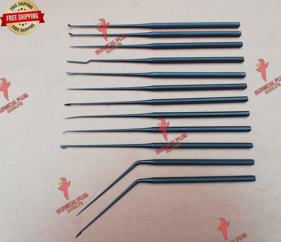 Black Coated Micro Repositor Shea Ear Operation (Surgical-ENT Instruments)