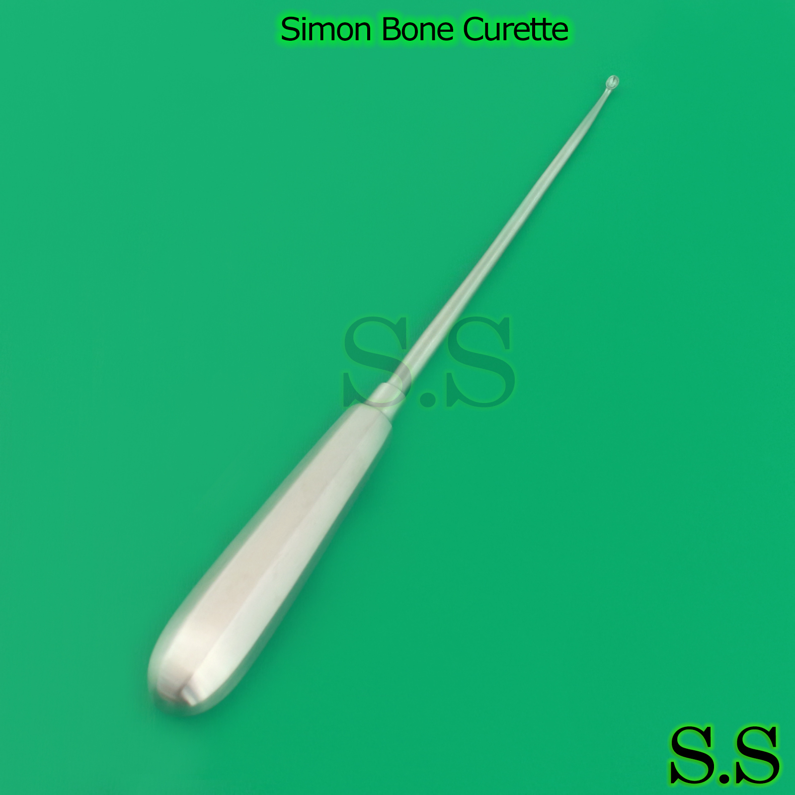 Simon Bone Curette 22cm Surgical Instruments