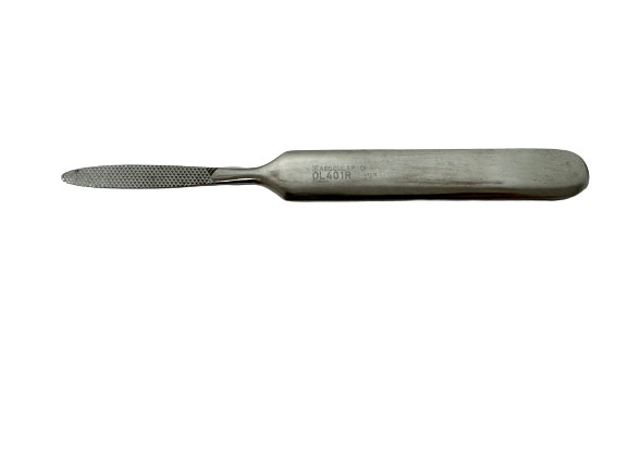 Aesculap OL401R Joseph Bone Rasp, Straight, Serrated, 7.5mm, 165mm