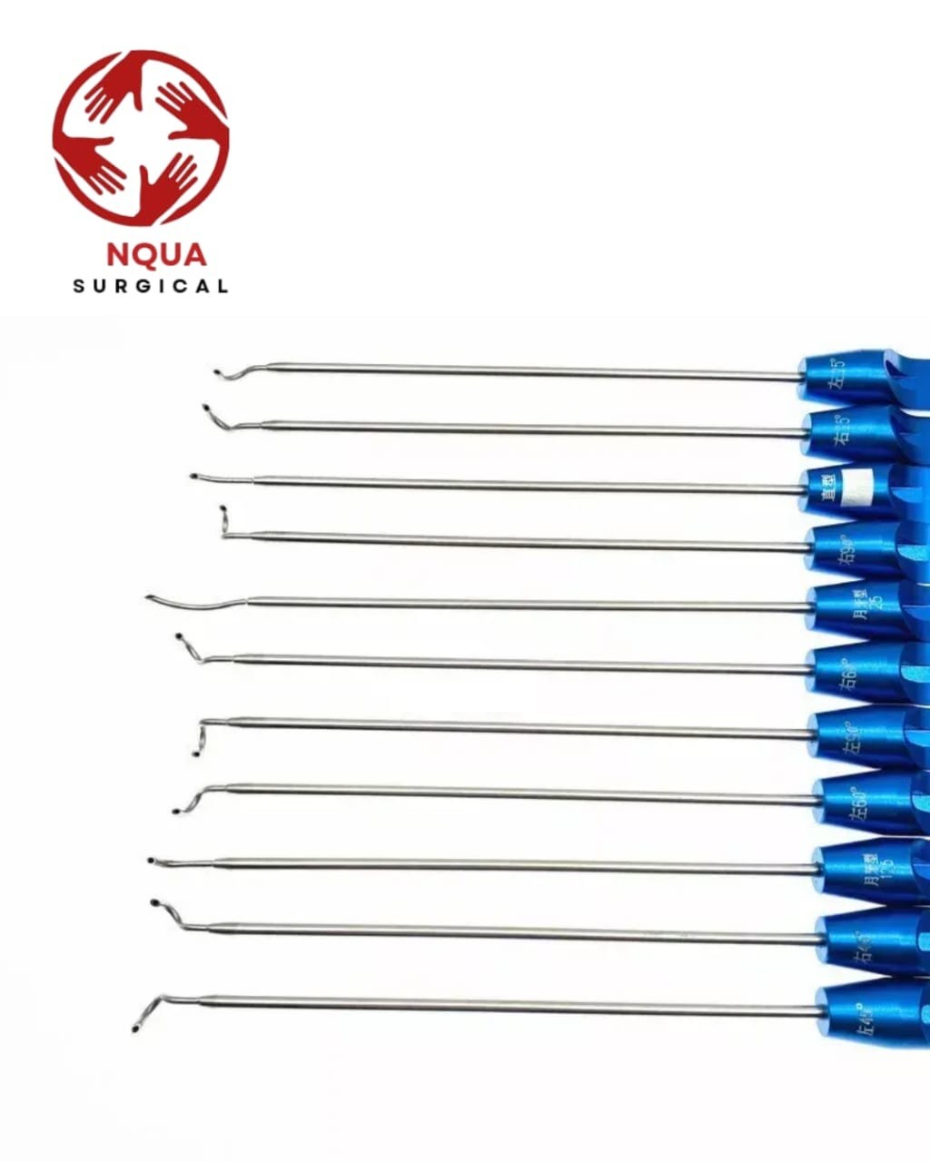 Professional Arthroscopy Suture Passing Instrument Set – 11 Pc Wire Hook Kit