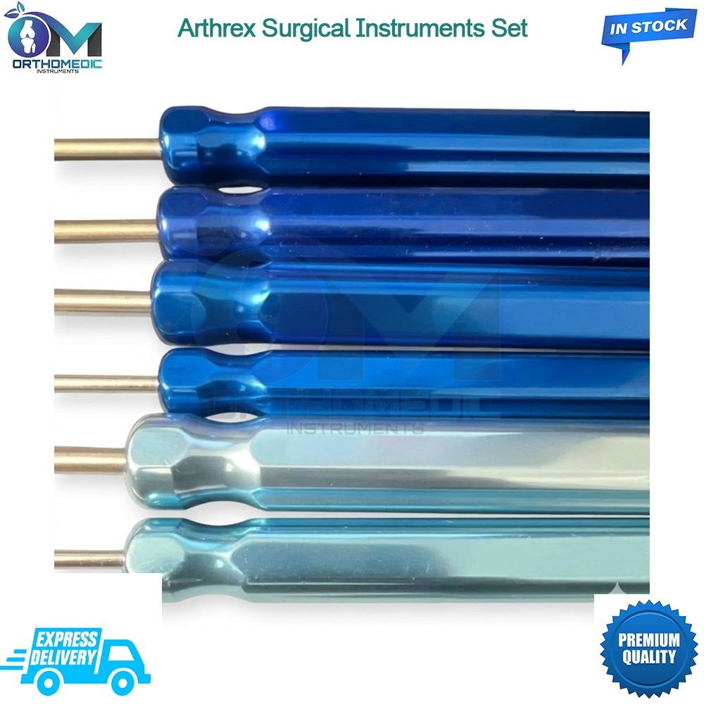 Arthrex Surgical Instruments Set AR-20020(3x), AR-10000, AR-21020, AR-10010