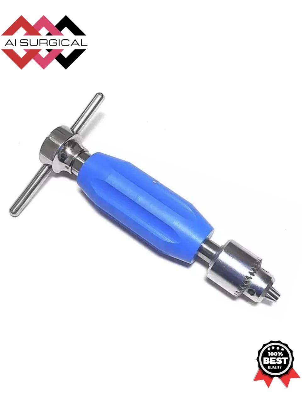 Orthopedic Hand Drill with Chuck & Key – Surgical Bone Drilling Instrument