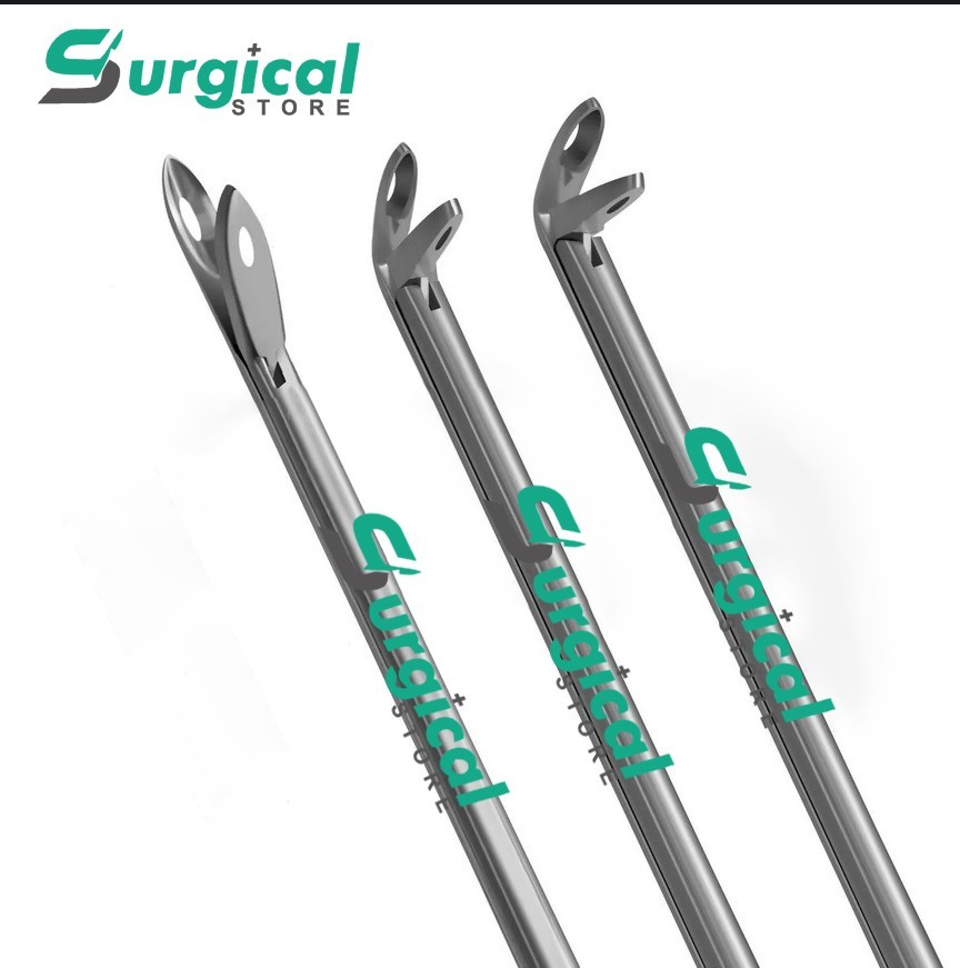 3 Pcs Blakesley Nasal Forceps 3.5mm Cup Straight & Angled 45 & 90 Degree ENT Set