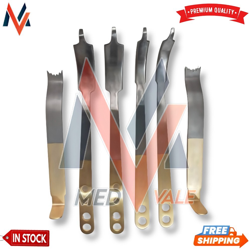 Hip Retractor Orthopedic Surgery Instruments Set Of 6 Piece A+ Quality