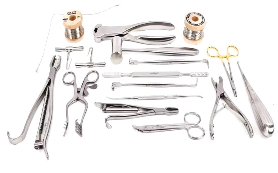 17 Pieces Set Veterinary orthopedic Surgical Instruments High quality instrument