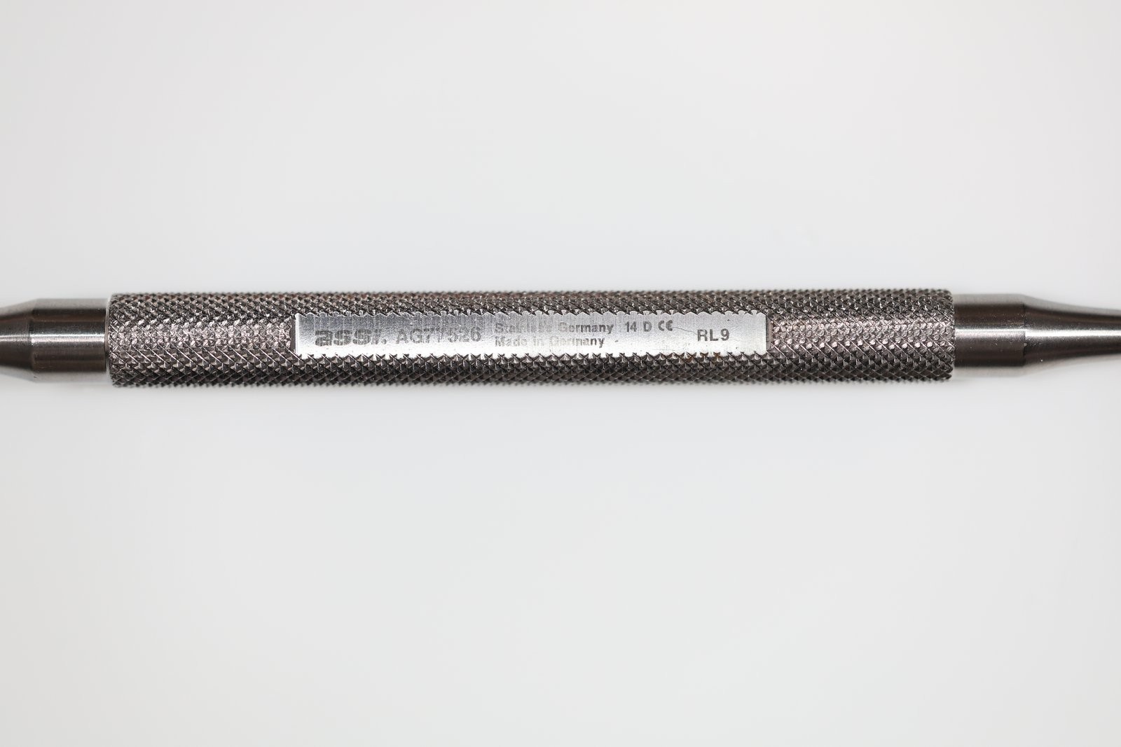 ASSI AG77526 Kleinert-Kutz Elevator Dissector, Curved, Double-Ended, 7in