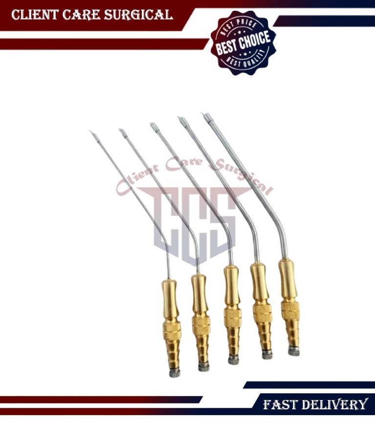 Frazier Suction Tube With Atraumatic Tip 6 To 14FR 5 PCs Set Surgical Instrument