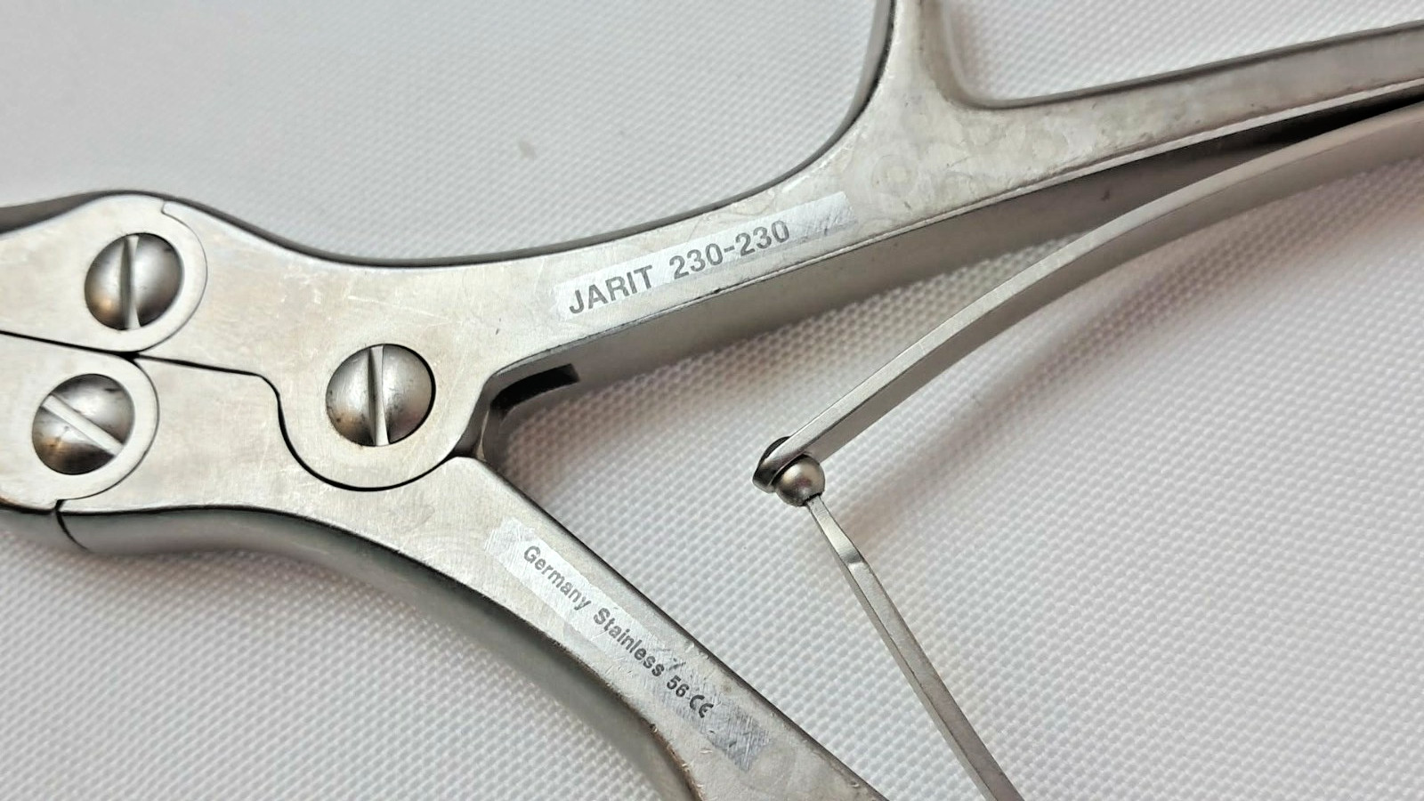 JARIT 230-230 Stille Luer Rongeur 10mm Bite, Straight, 8-3/4″