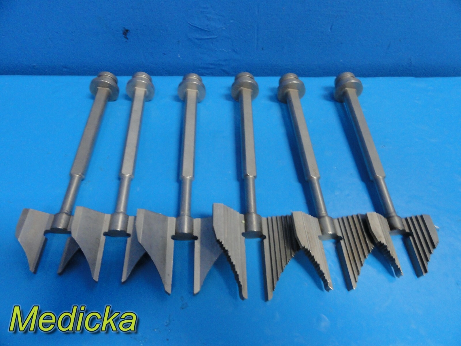 6X Stryker Howmedica Osteonics Assorted Orthopedic Press Fit + Cement ~ 19502