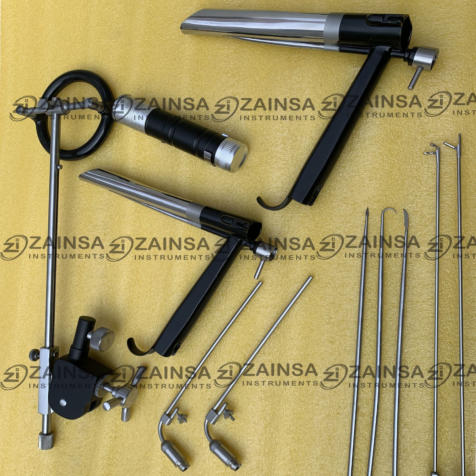 Pedestal Laryngoscope Set Micro Laryngeal Surgery ENT Endoscopic Set