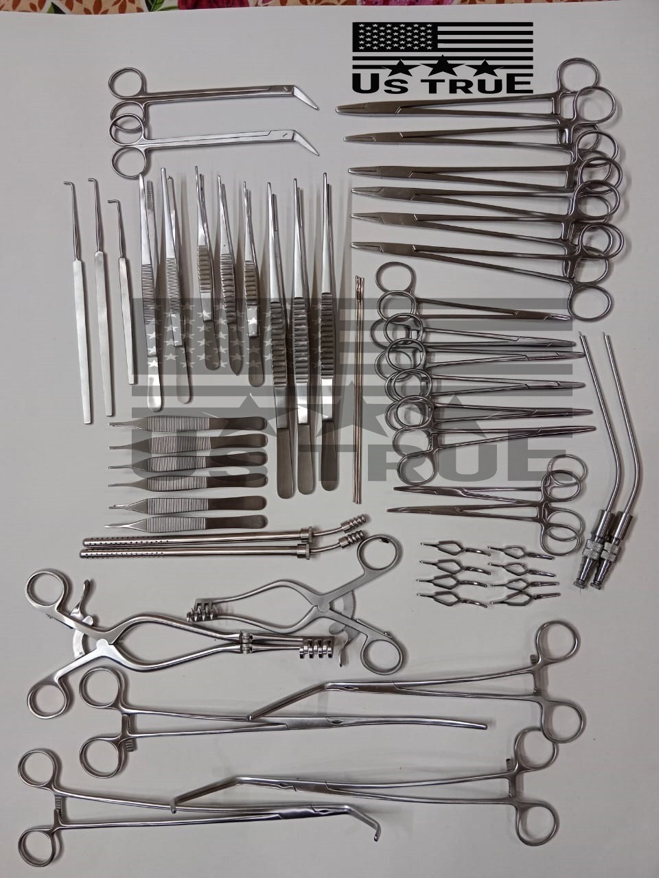 52 Pieces Vascular Surgery Set Surgical, Medical Instruments