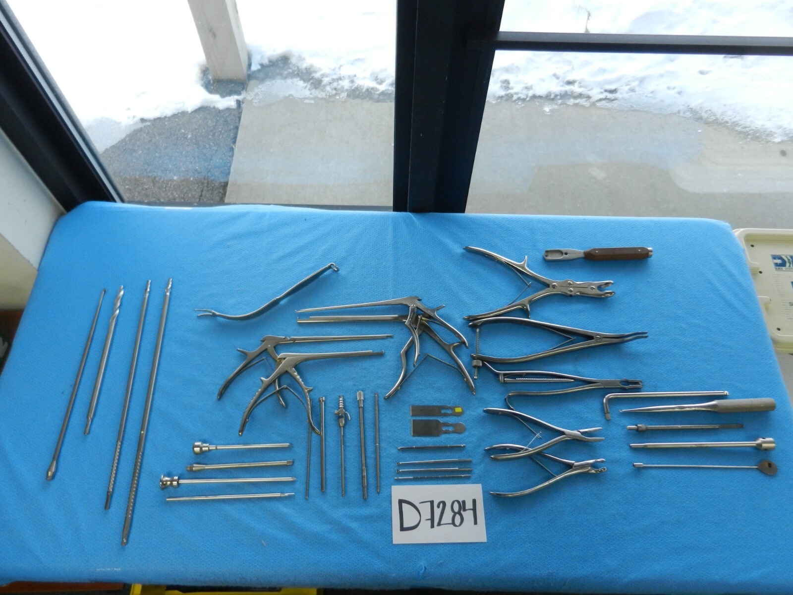 D7284 KMedic Jarit Lot of Orthopedic Instruments Rongeurs, Drill Bits, etc.