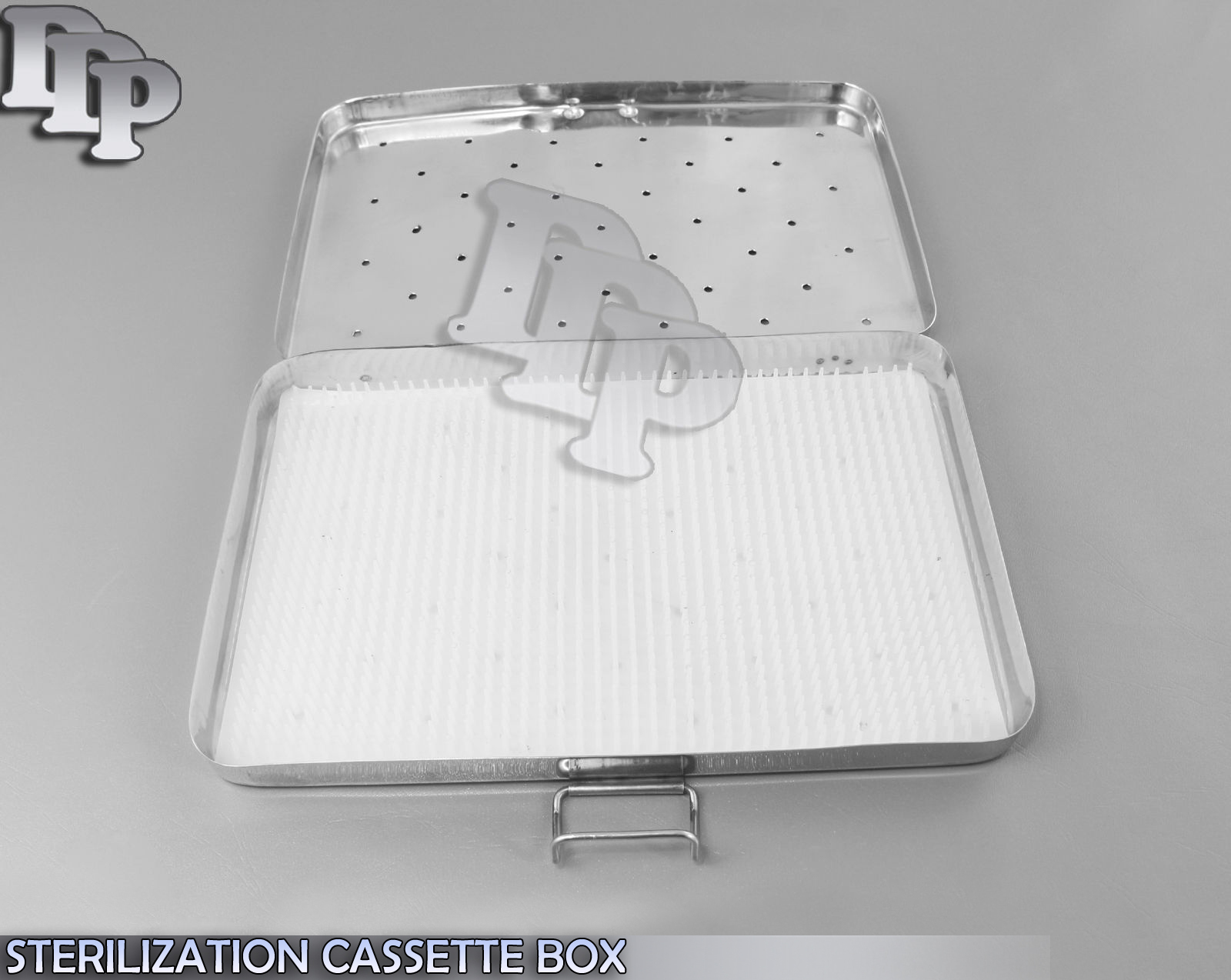 STERILIZATION CASSETTE BOX 6″ X 10″ WITH SILICONE PAD FOR SURGICAL INSTRUMENTS