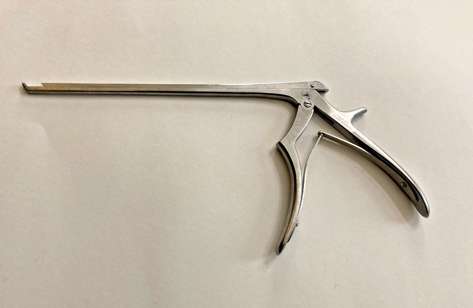 Codman Lumbar Kerrison Rongeur 4mm 40 Degree 8″ Shaft Instrument 53-1417