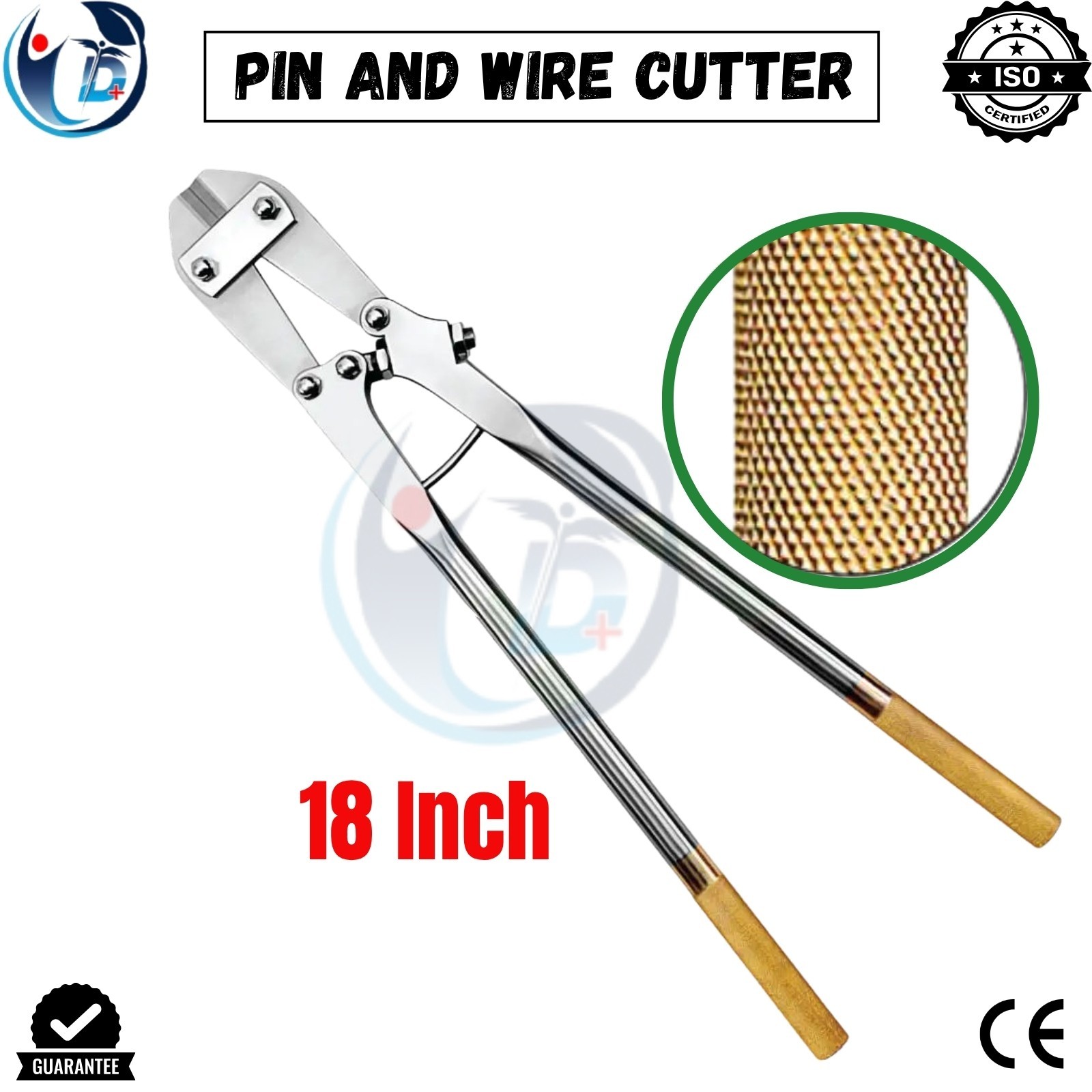 T/C Wire & Pin Cutter 18” Side Cutting W/Adjustable Bolt Veterinary A+ German