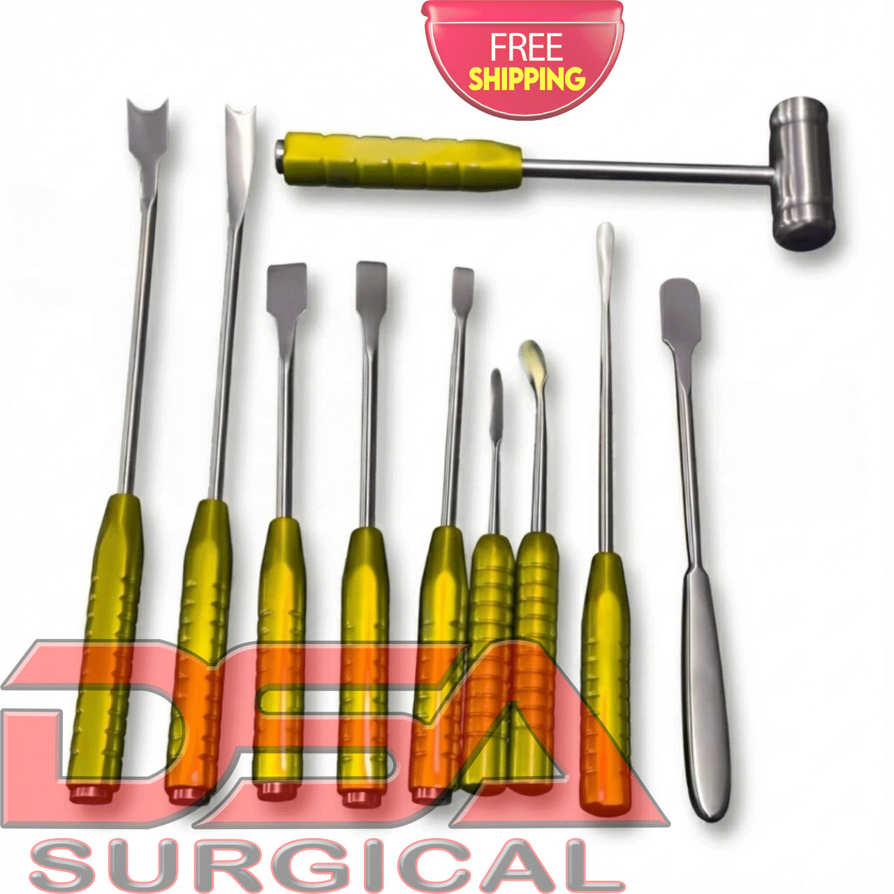 Periacetabular Osteotomy Instruments Set 10 Pcs Orthopedic Surgical Tools