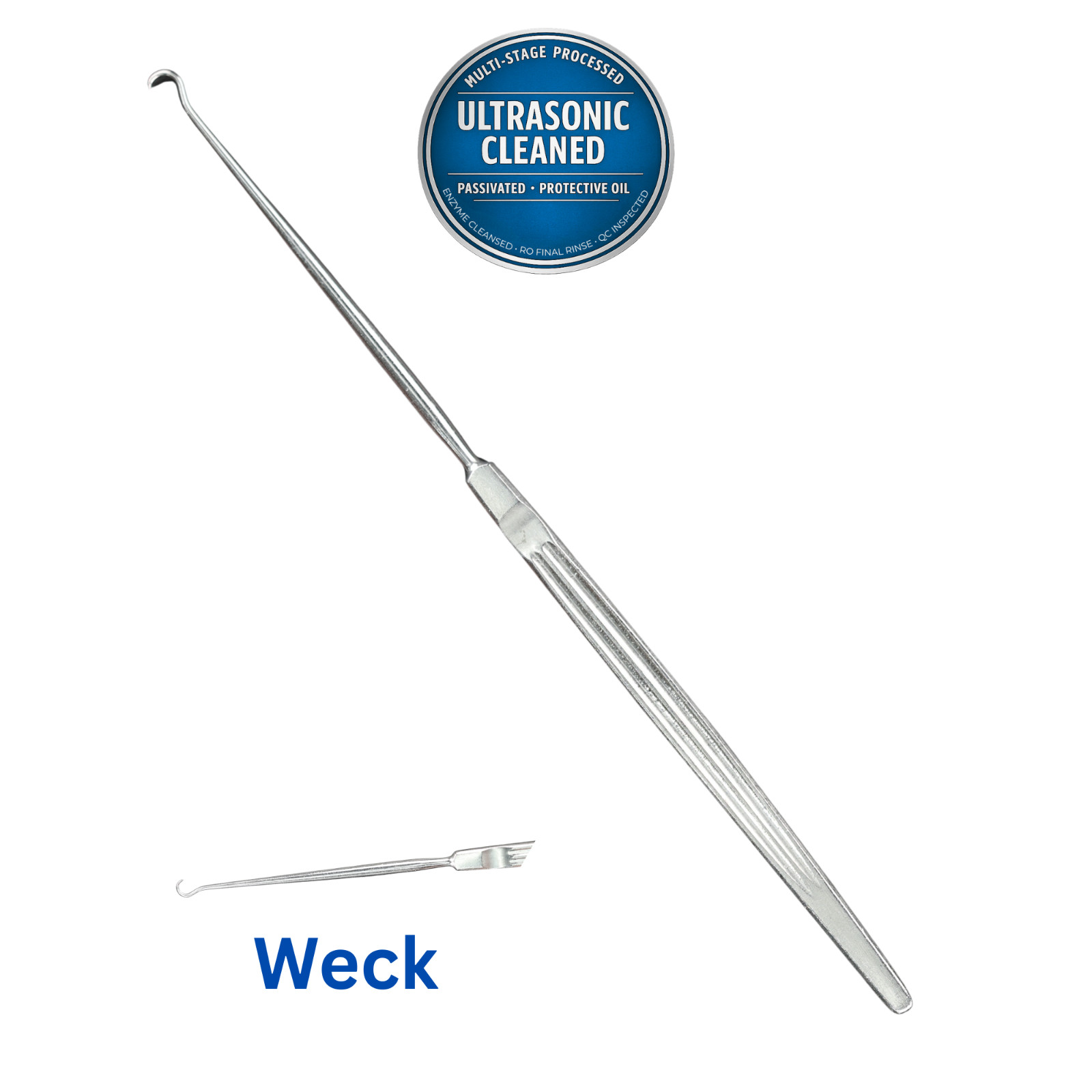 Weck 54125 Johnson Skin Hook, Sharp, 6.5″ – Ultrasonically Cleaned