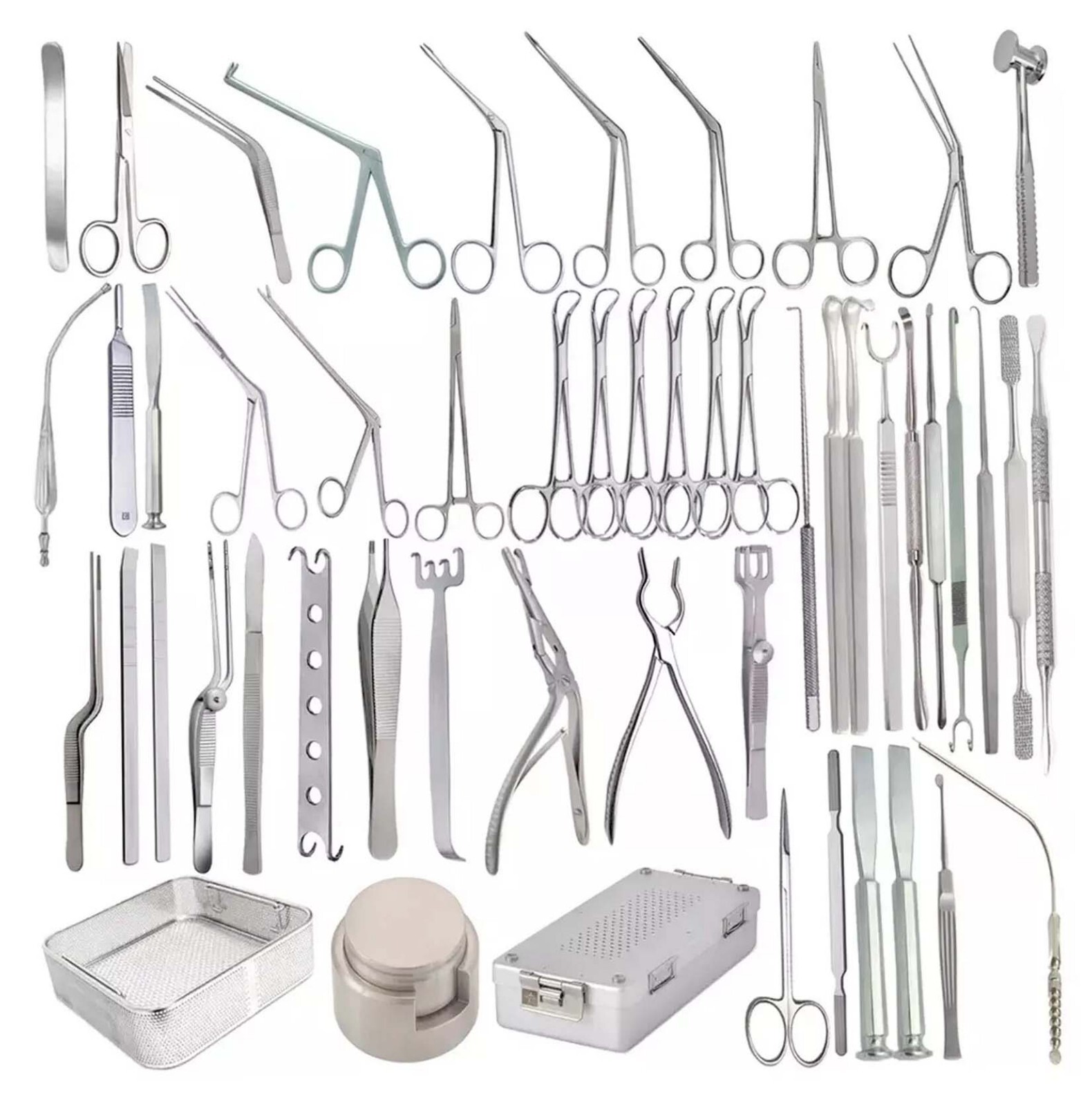 Septoplasty 60 Pcs Set For Surgery to Correct Deviated Septum Nasal Instruments