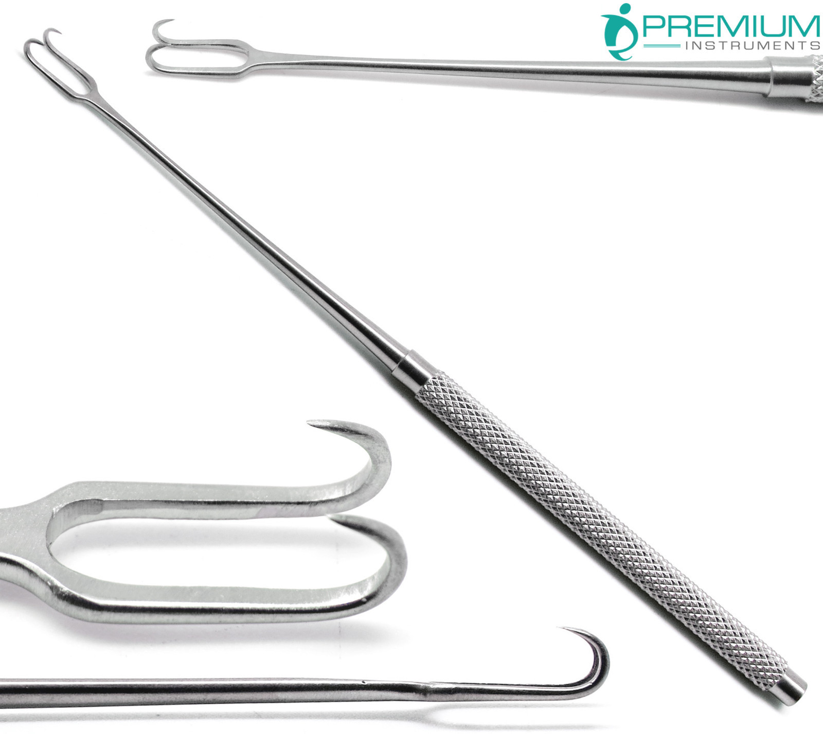 Joseph Skin Double Hook 5mm Sharp Prongs 6.25″ Retractor Surgical Instruments
