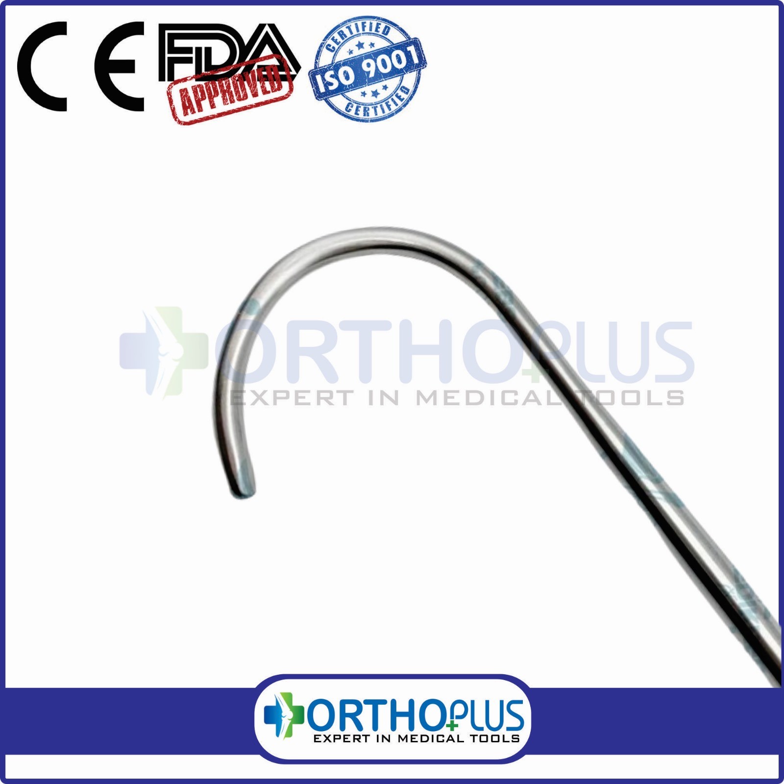 6pcs Bone Hip Hook Blount with Teflon handle 32 cm OR Grade Surgical Instruments