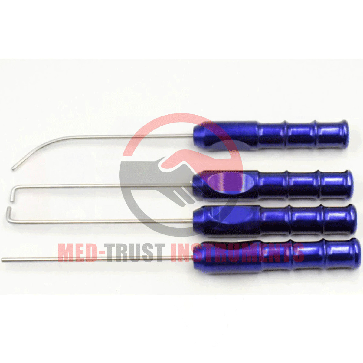 Viterbo’s surgical Dissector Set 4pcs facelift gliding brow lift plastic surgery