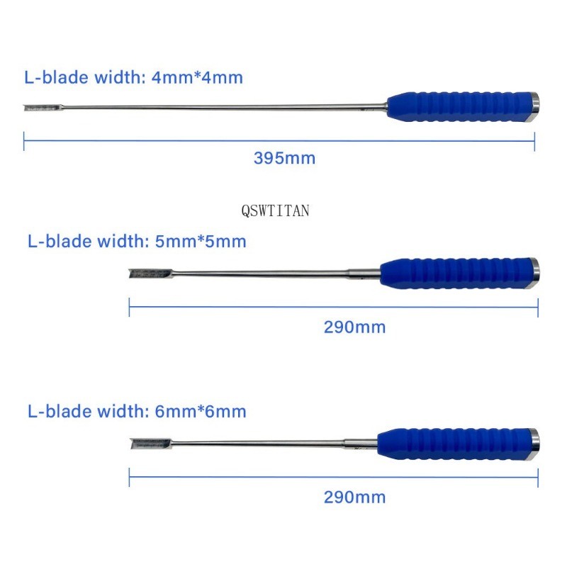 L-shaped Bone Knife Spine Chisel Bone Osteotomy Orthopedic Instrument New