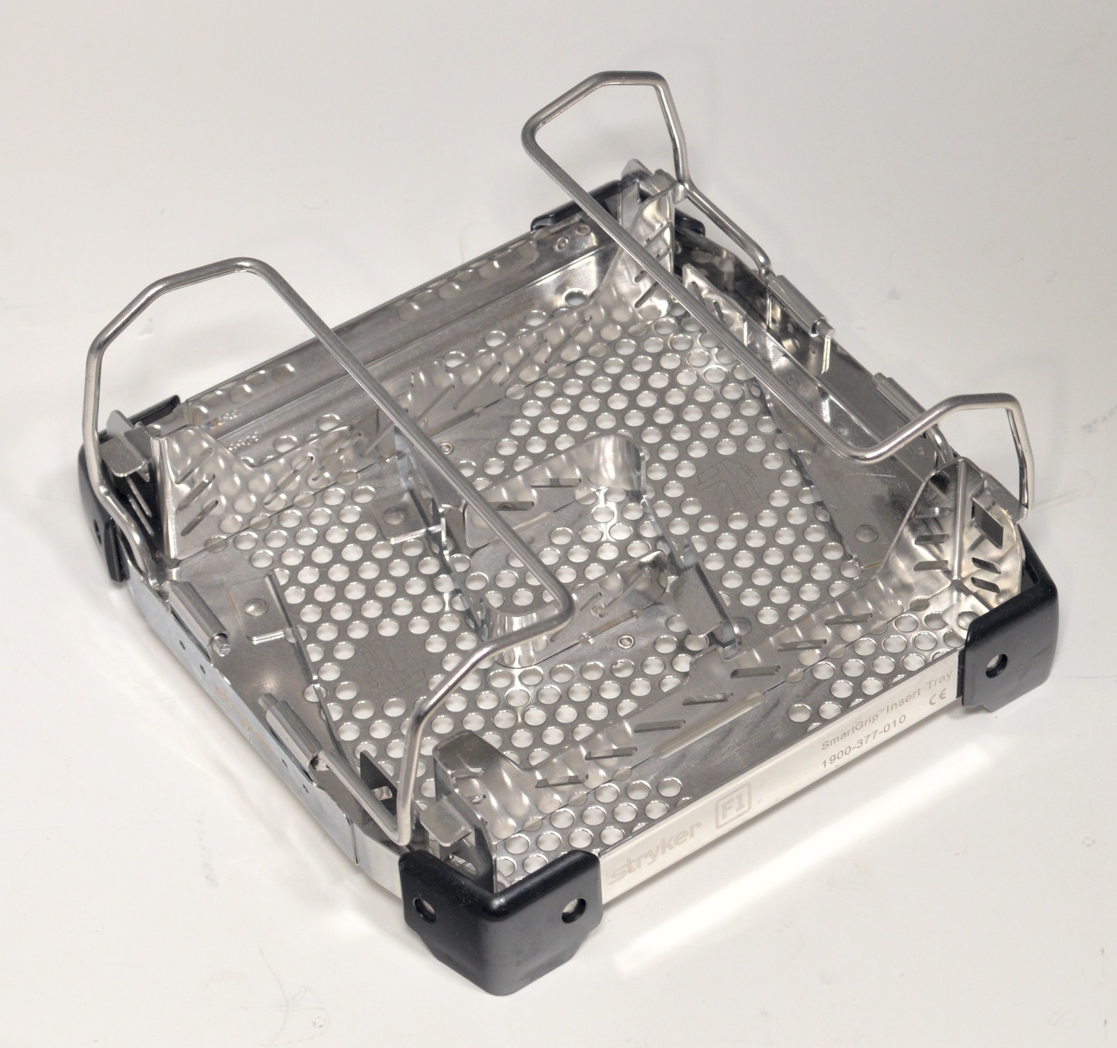 Stryker #1900-377-010 SmartGrip F1 Insert Perforated Surgical Sterilization Tray