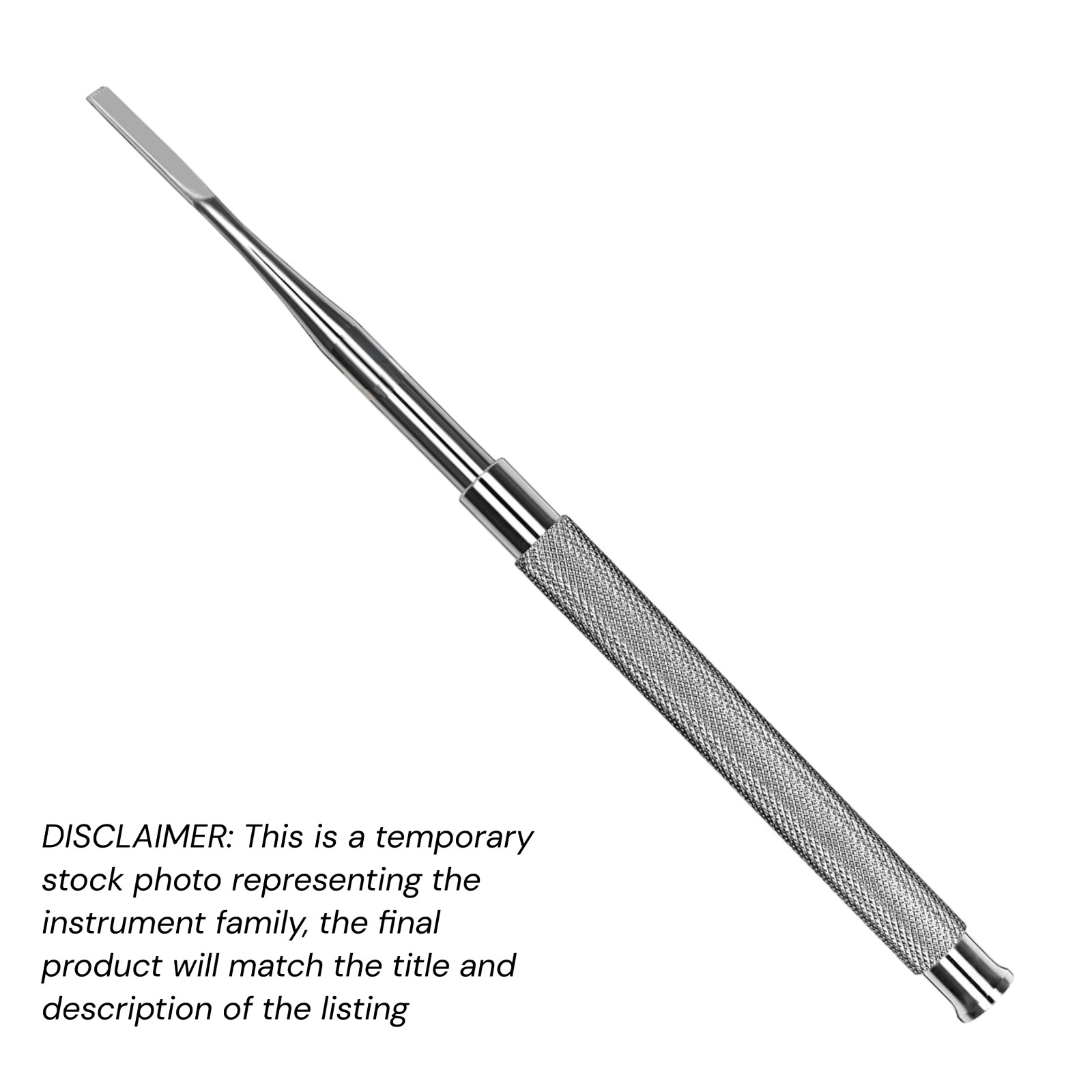 2 pcs Gardner Bone Chisels No. 1 6.75″ 3 mm Tip Stainless Volaris Economy