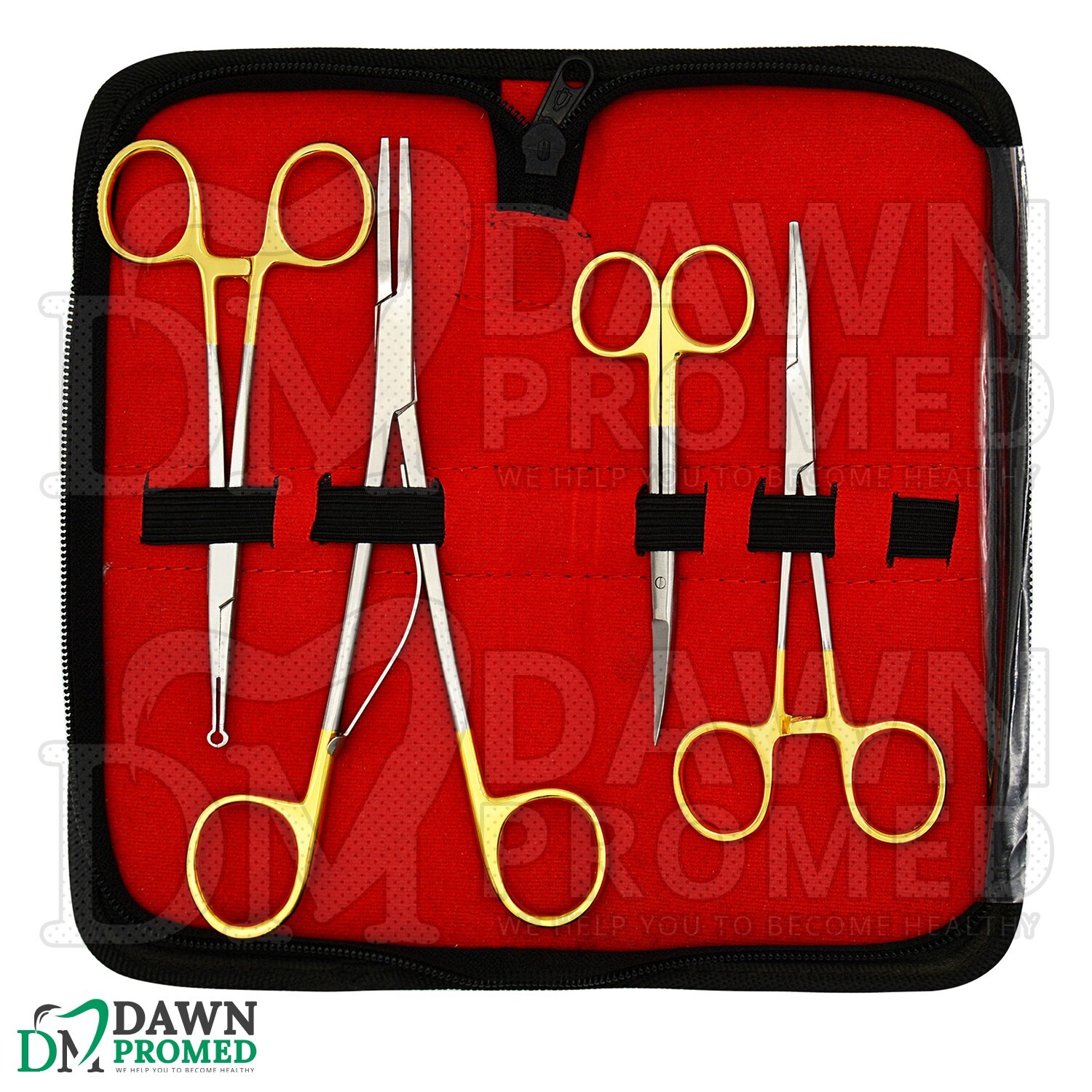 4 Pcs Sutureless Vasectomy Surgery Set W/Free Case Surgical Instrument German Gr