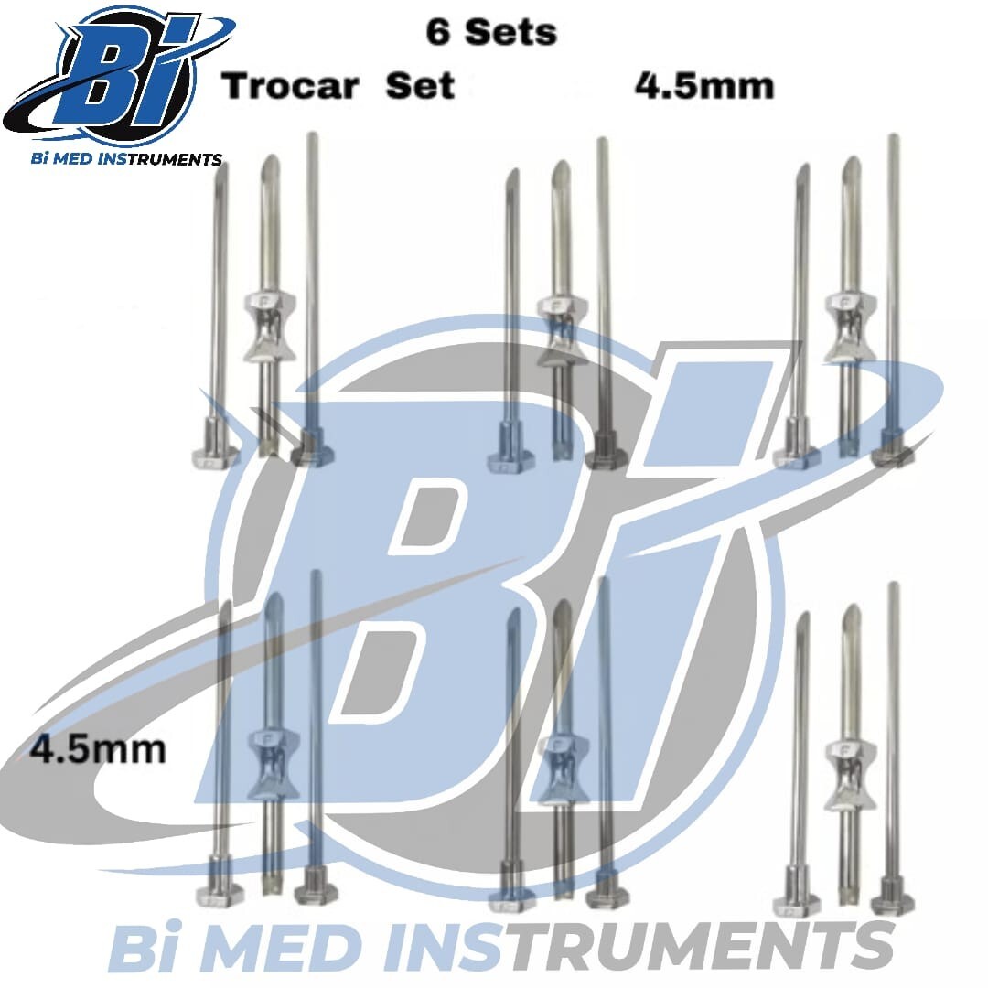 HRT Trocar 4.5 mm Hormone Replacement Pellet Insertion Trocars 6 Sets