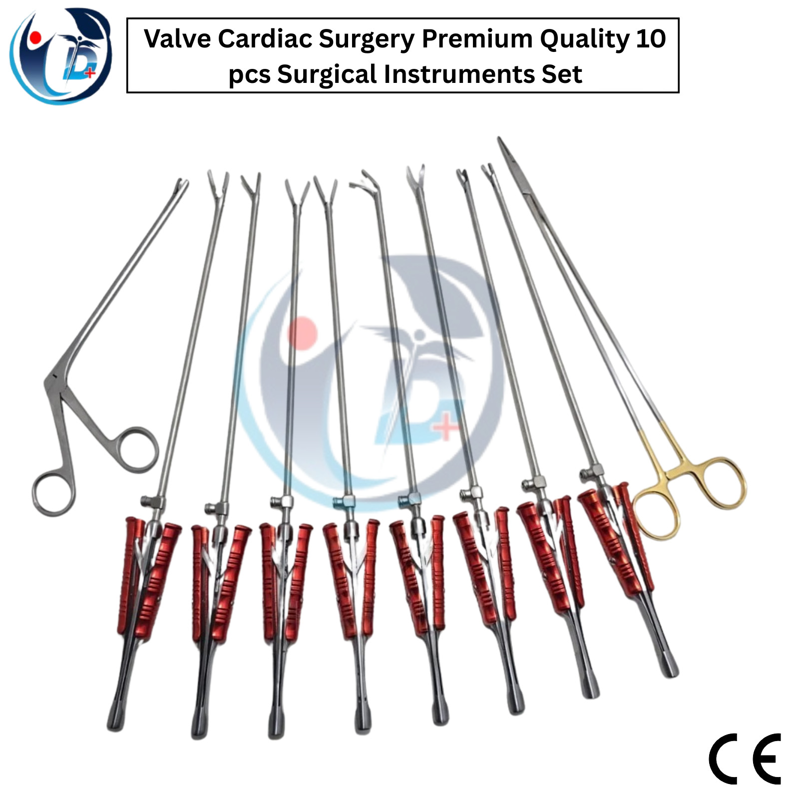 Valve Cardiac Surgery Premium Quality 10 pcs Surgical Instruments Set