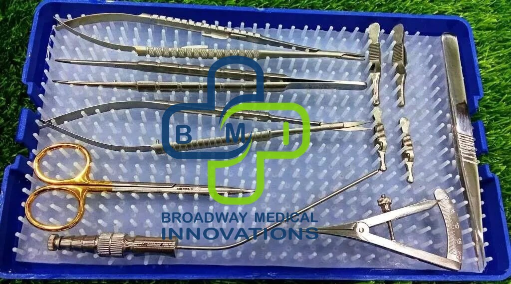 Basic Micro Surgical Eye Instruments