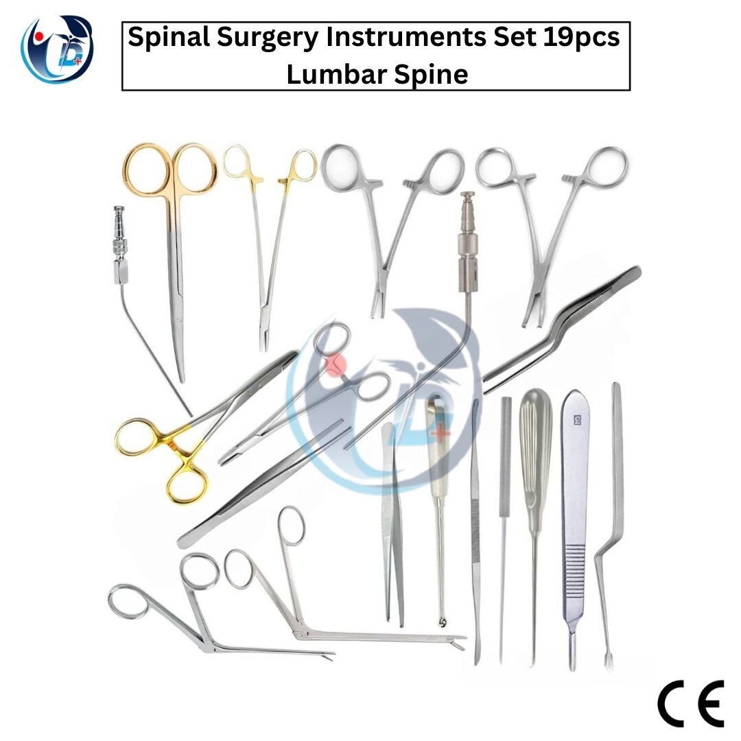Spinal Surgery Instruments Set 19pcs Lumbar Spine Instruments Spinal Surgical In