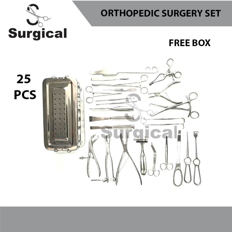 Orthopedic Surgery Instruments | Set of 25 Pcs | Surgical Kit