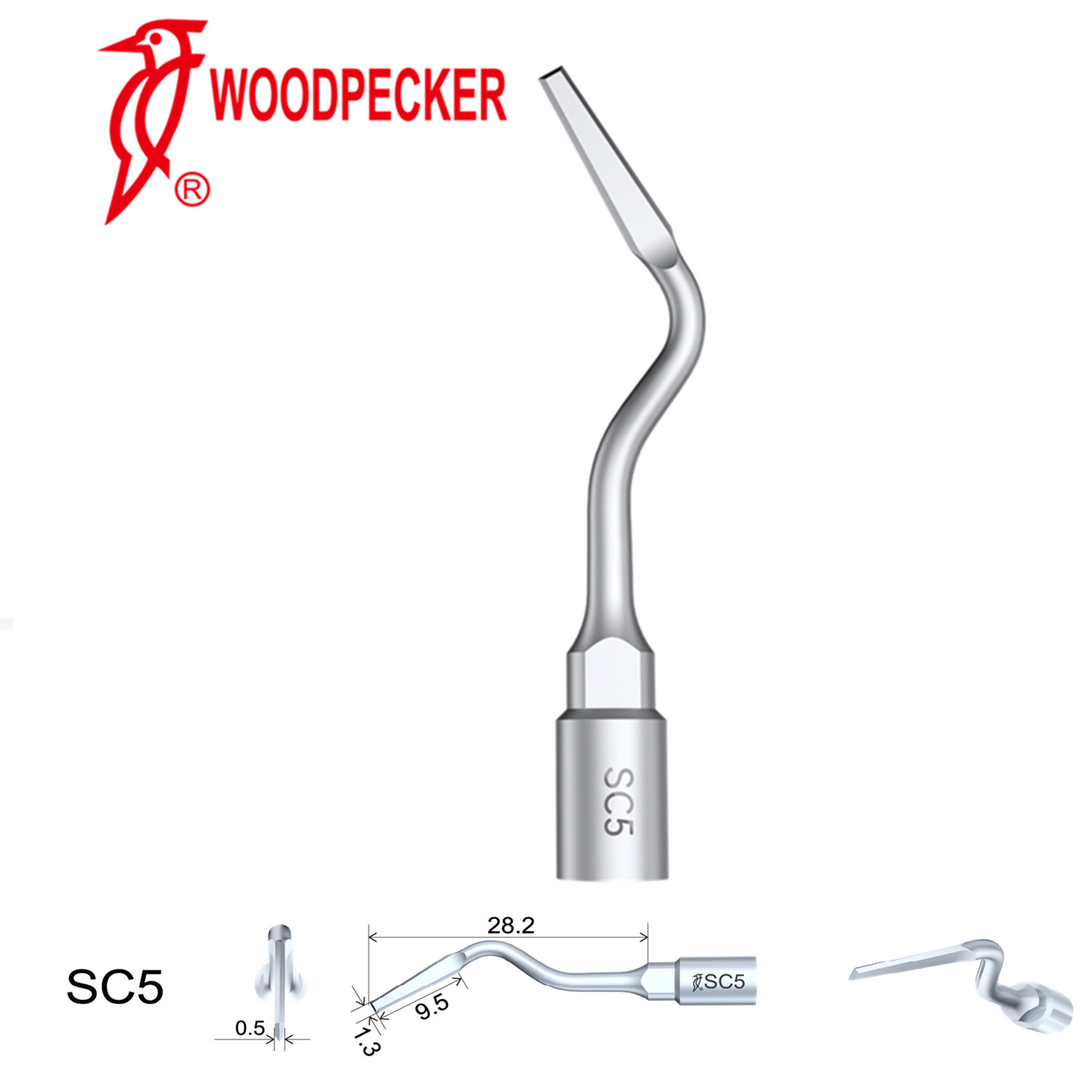 Woodpecker Ultrasonic Piezo Bone Surgery Tips Kit for Surgic Smart Ai Surgery