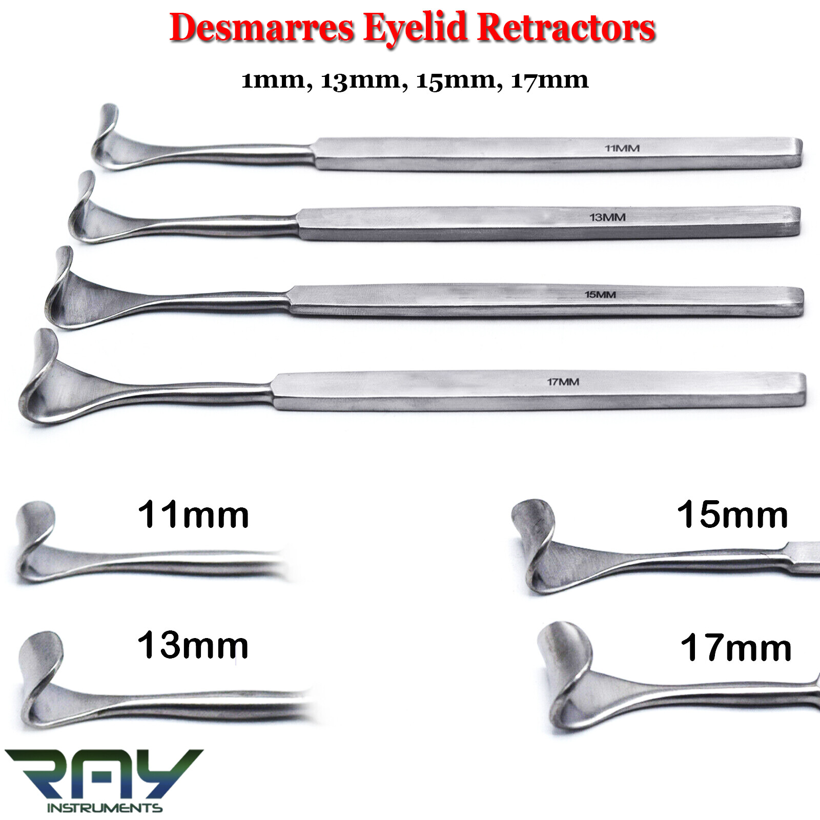Basic Eye Cataract Surgery Procedure Ophthalmic Eyelid Retractors Instruments