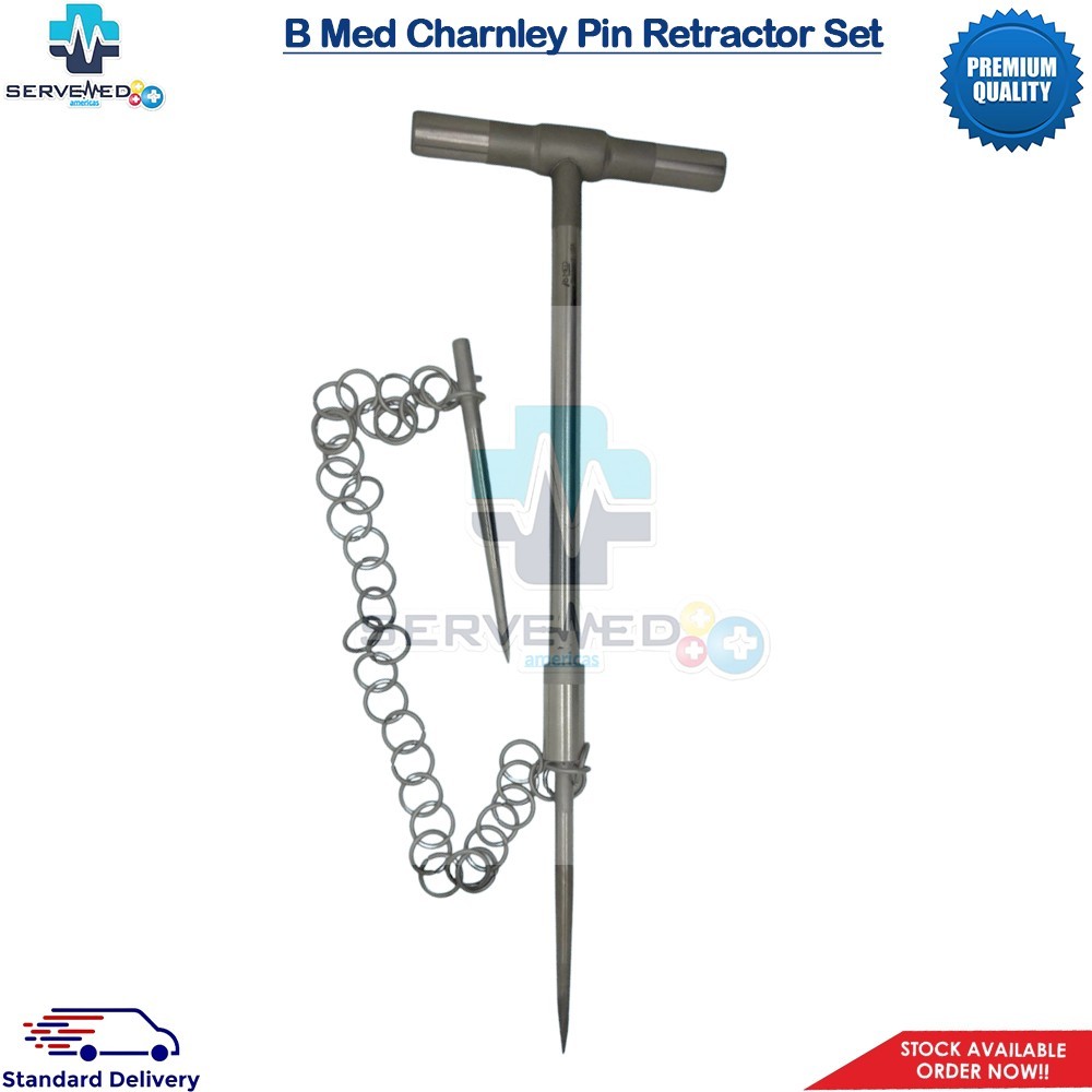 B Med Charnley Pin Retractor Set Orthopedic Surgical Instruments