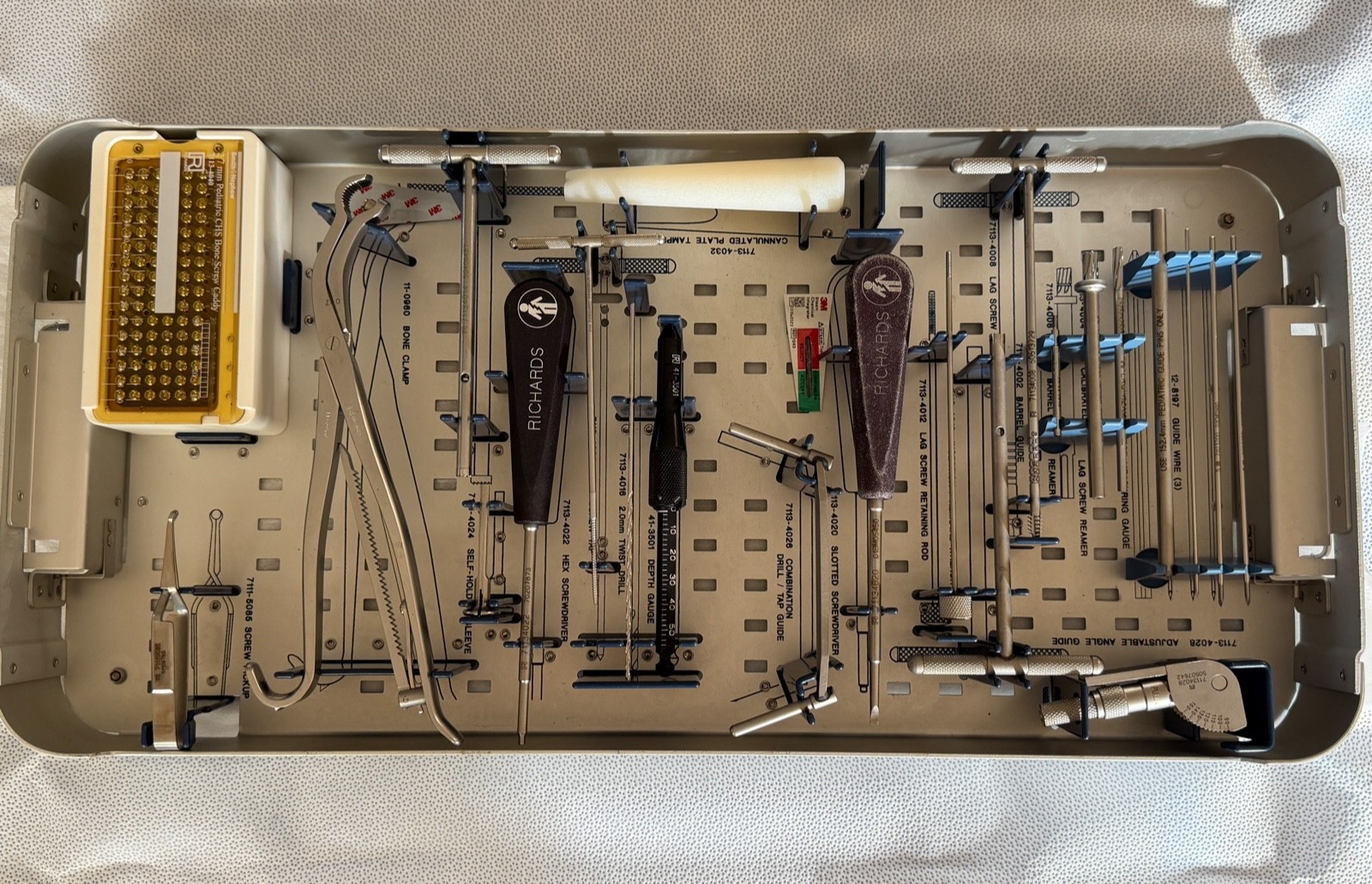 Richards/Smith & Nephew Pediatric CHS Comprehensive Instrument Set