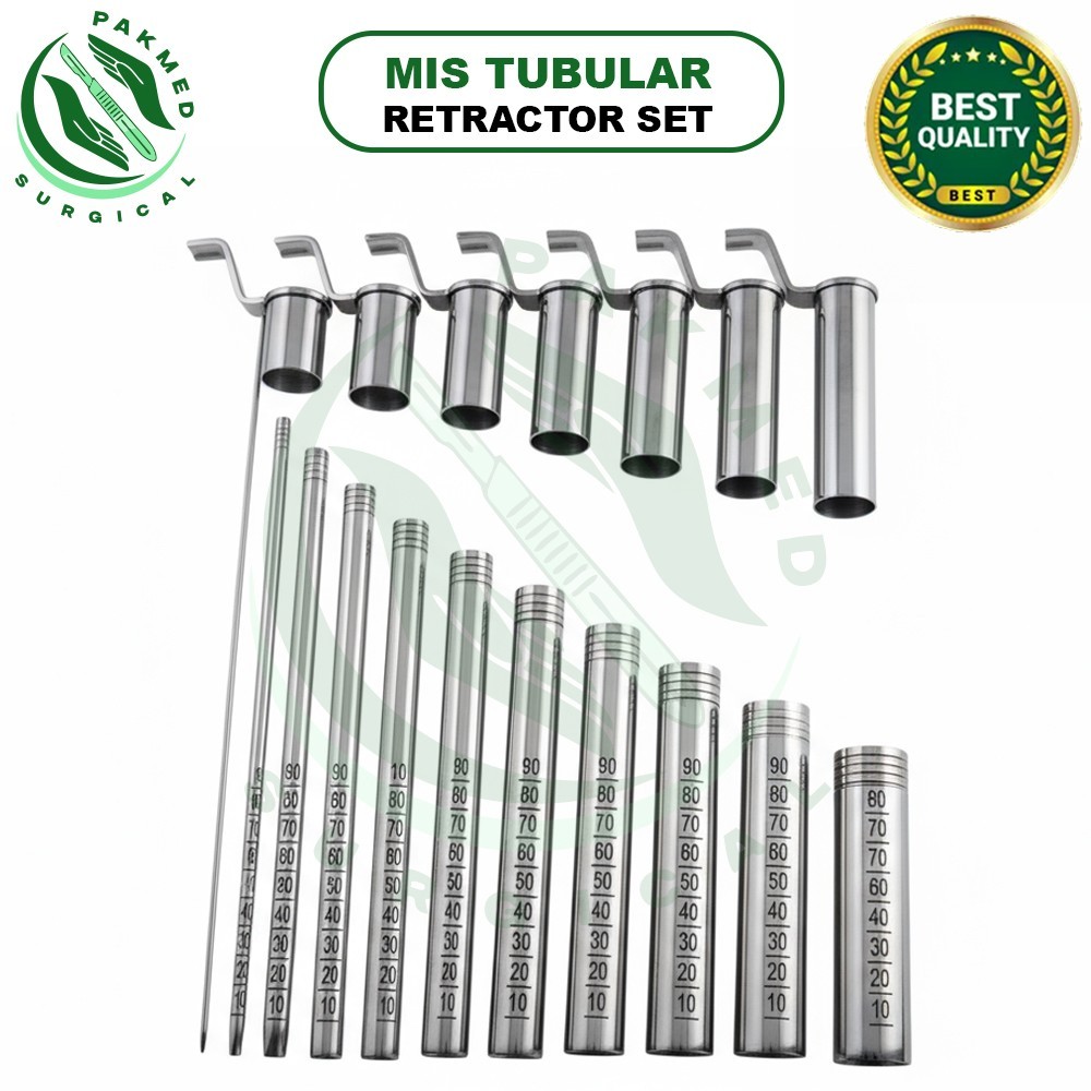 MIS Tubular Retractor Dilators+Neupsy Key Silver 27-29mm Surgery Instruments