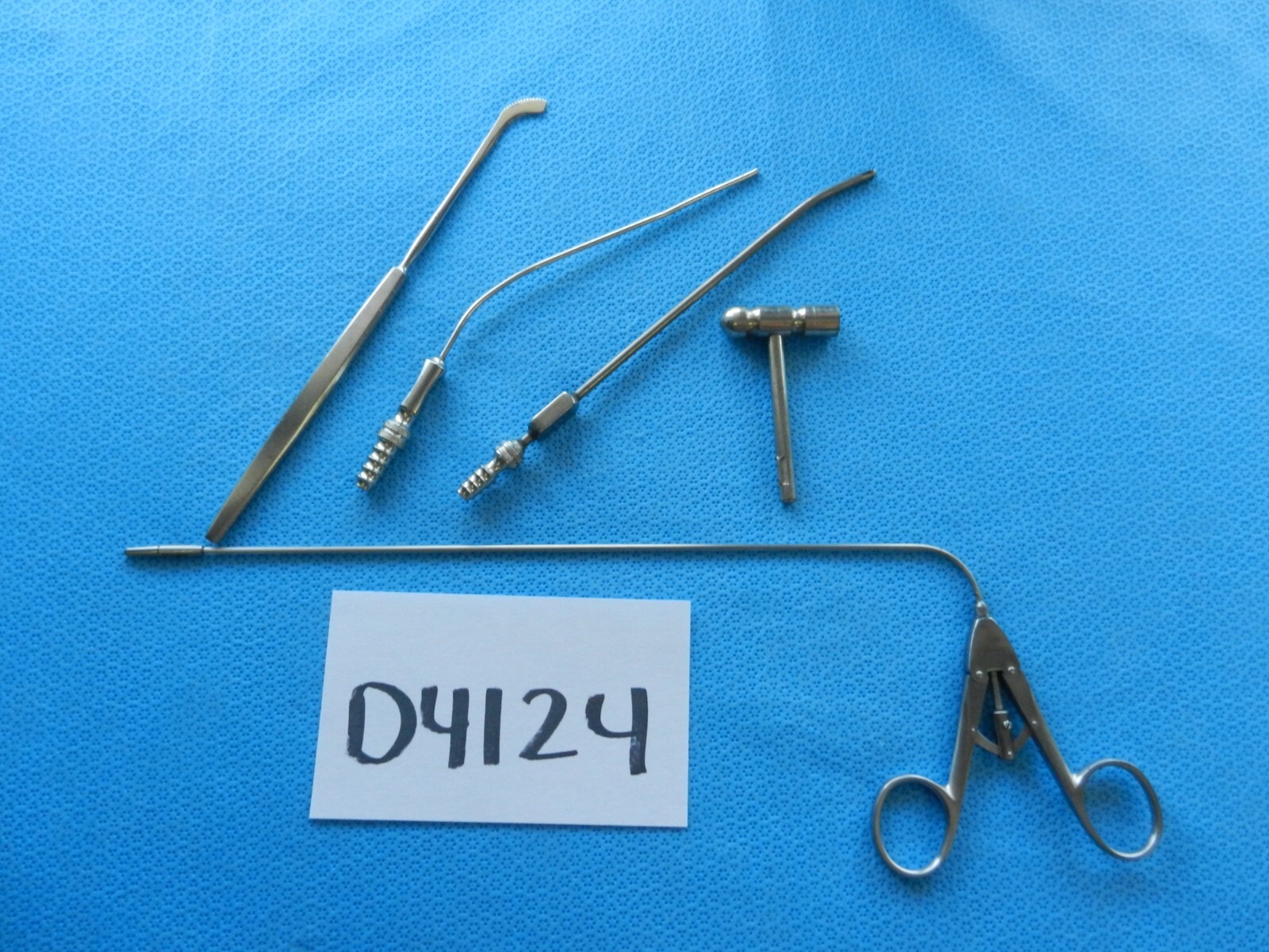 D4124 Pilling Jarit Surgical ENT Instruments Lot Of 5