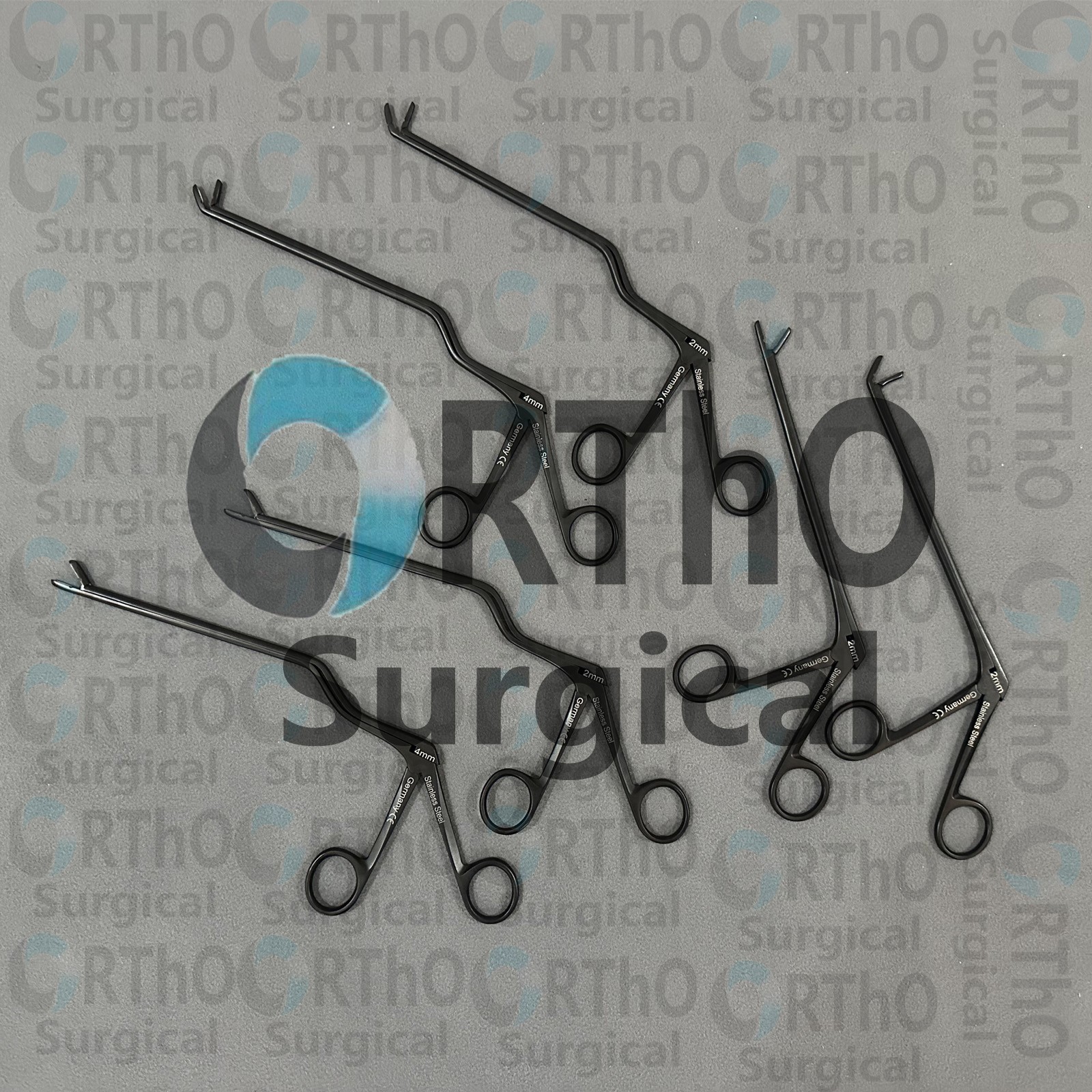 Laminectomy Intervertebral Rongeur Set of 6 Pcs, Orthopedic Bayonet Bone Rangers