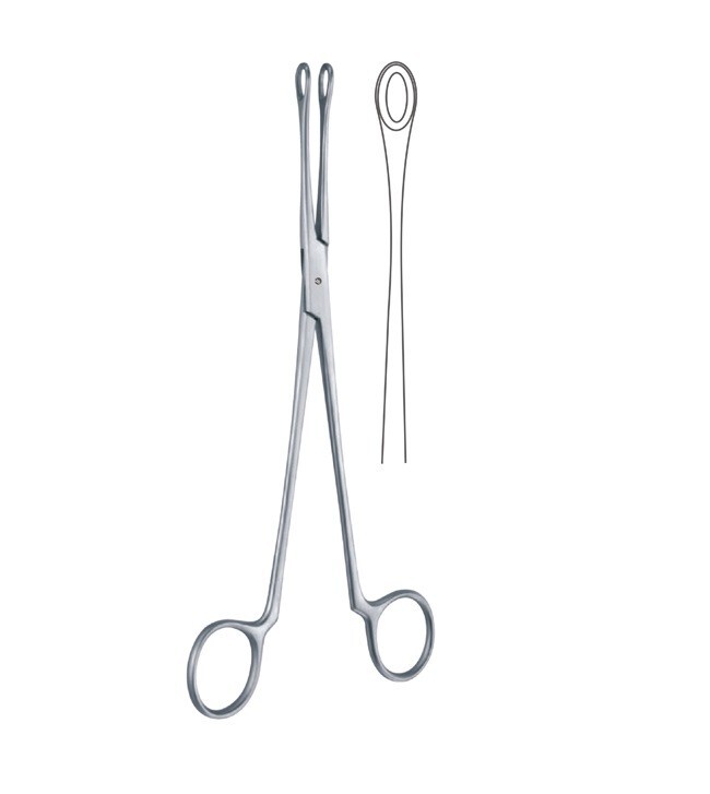 Blake Gall Stone Forceps, 8.5″, Straight, Serrated Jaw, Premium