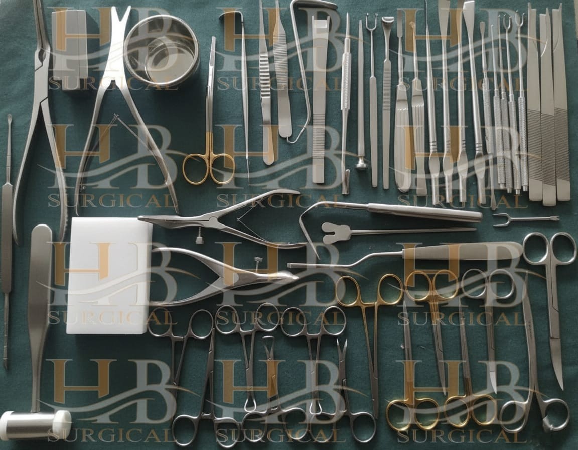 Rhinoplasty set of 53 Pcs, Nose Surgery Plastic surgery instruments