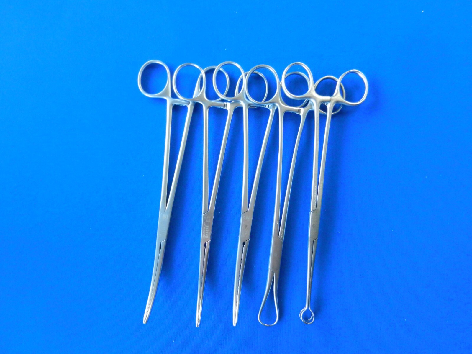 E697 Aesculap V. Mueller Codman Lot of 10 Forceps 19.5-22cm Overall Length