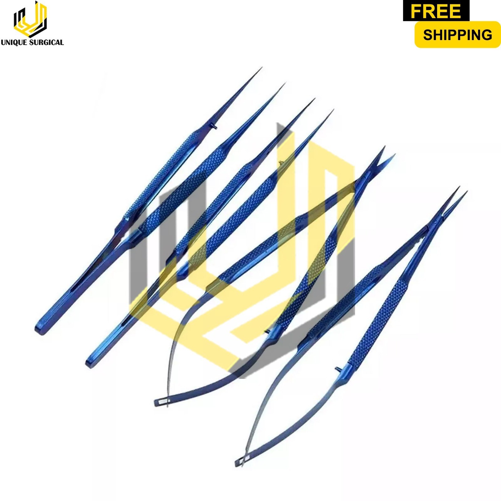 Titanium Micro Surgery instruments 5.5″ 4 Pcs Set