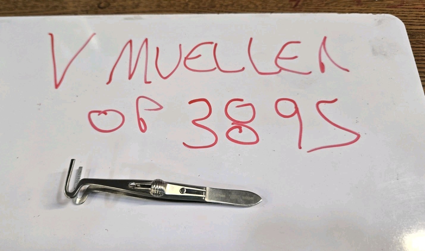 V. Mueller Opthalmic OP3895 Berke Ptosis Forceps as pictured nice condition