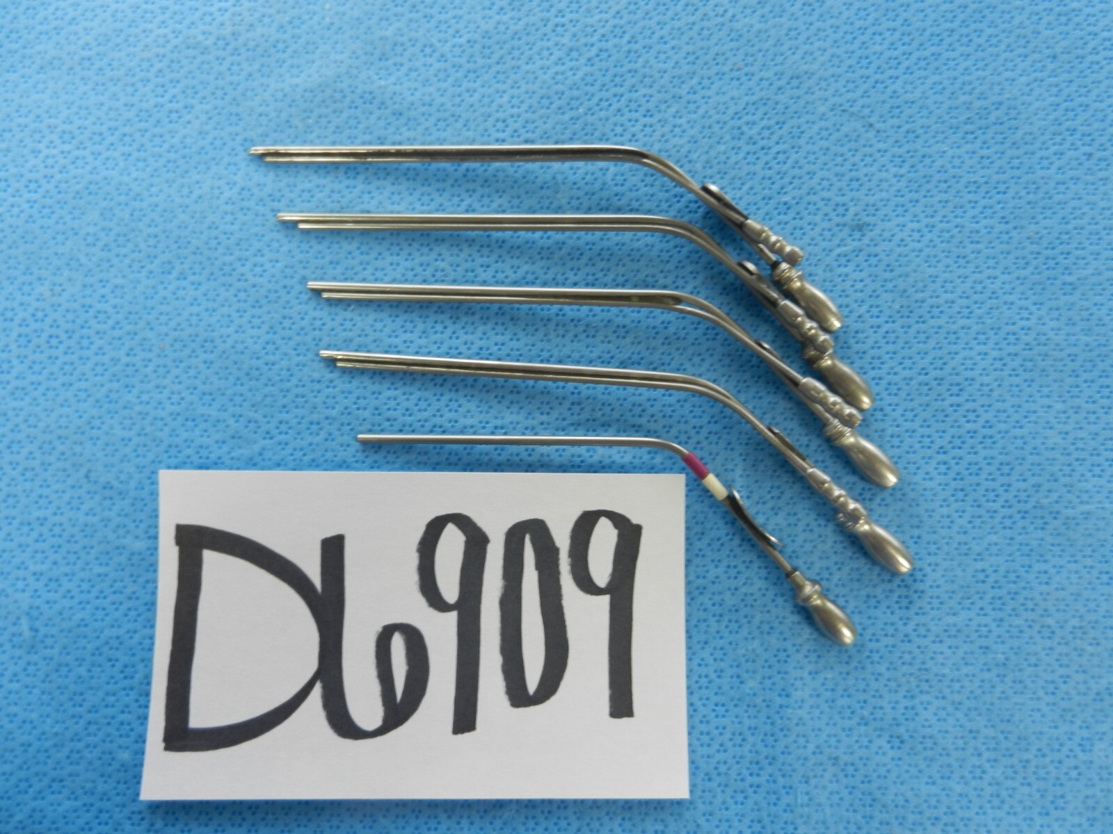 D6910 V. Mueller Neuro ENT Surgical Spinal Suction Tubes Lot of 5 7FR NL1900