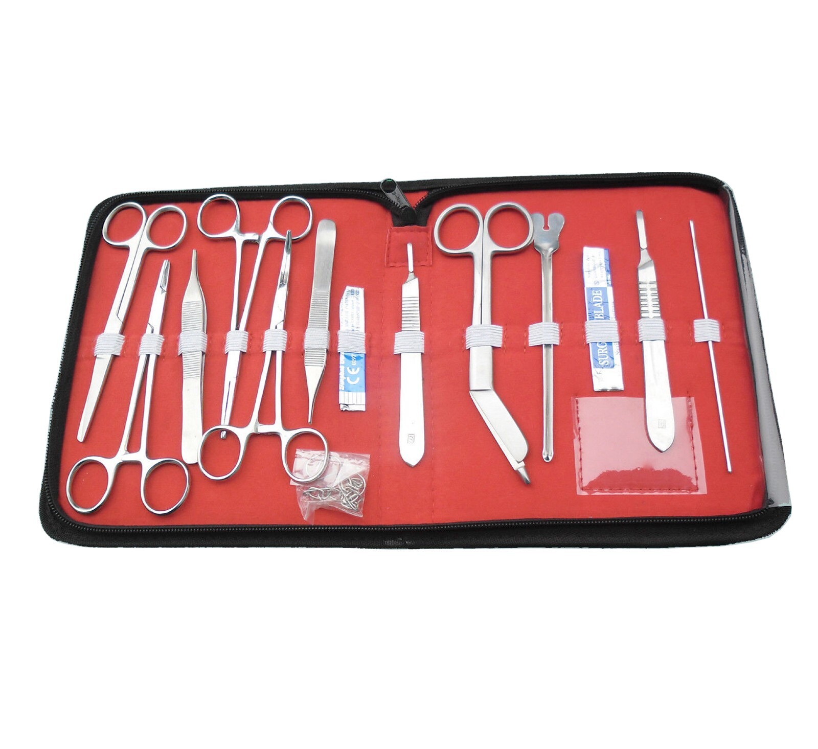 100 Kit 18 pcs Minor Surgery Set Surgical Instruments Kit Stainless Steel